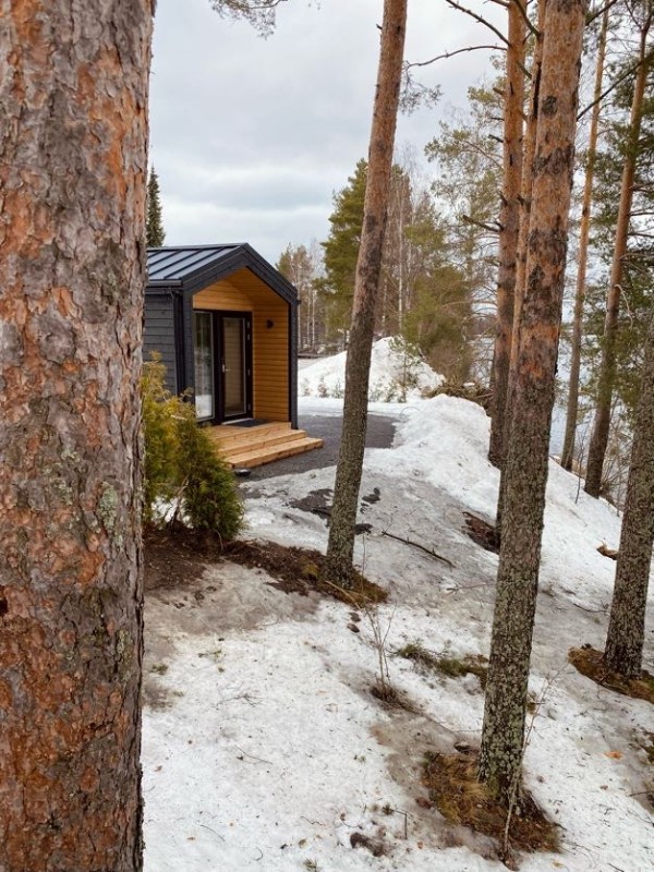 Vuokrattava mökki Vuoksen Kalastuspuistossa