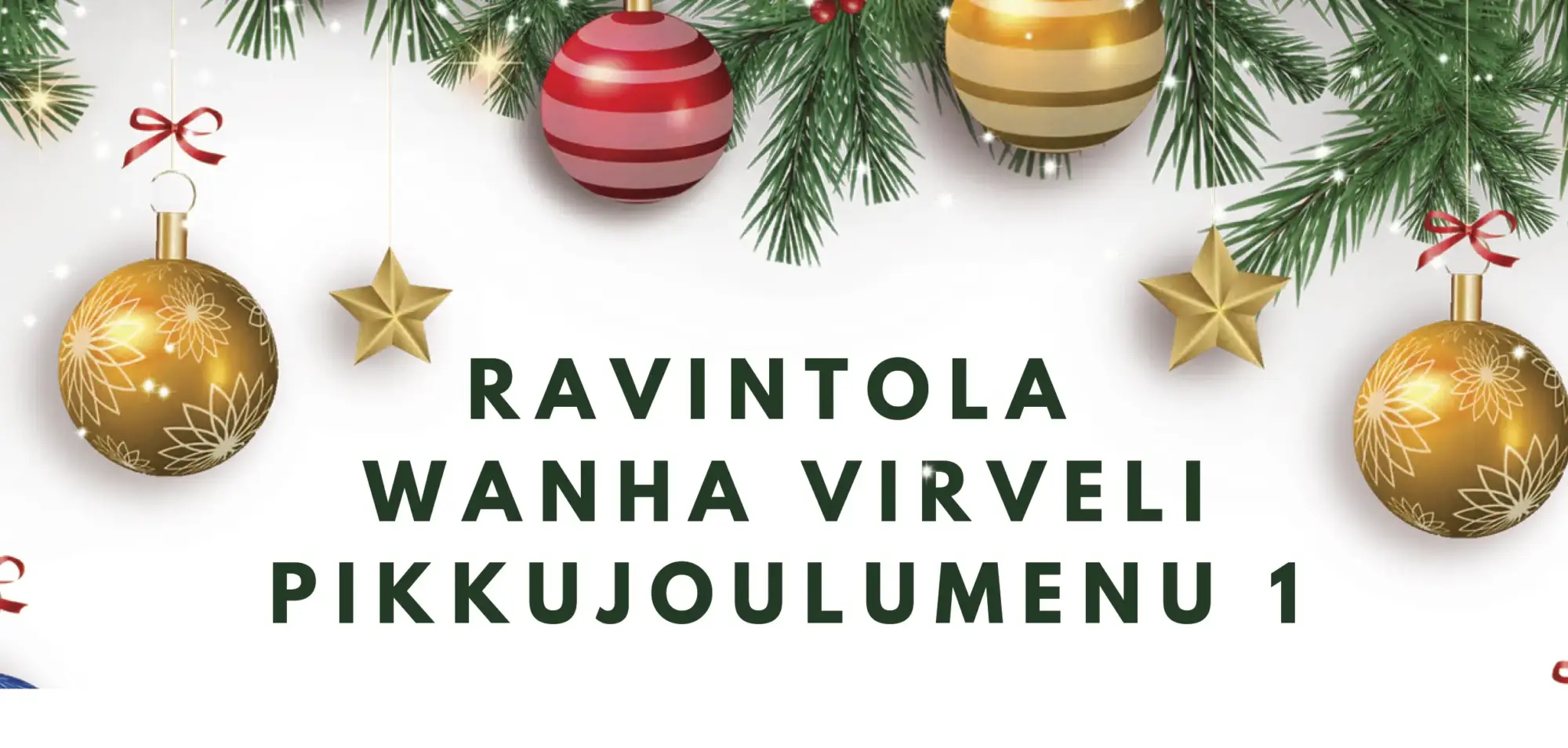 Pikkujoulumenu Vuoksen kalastuspuisto